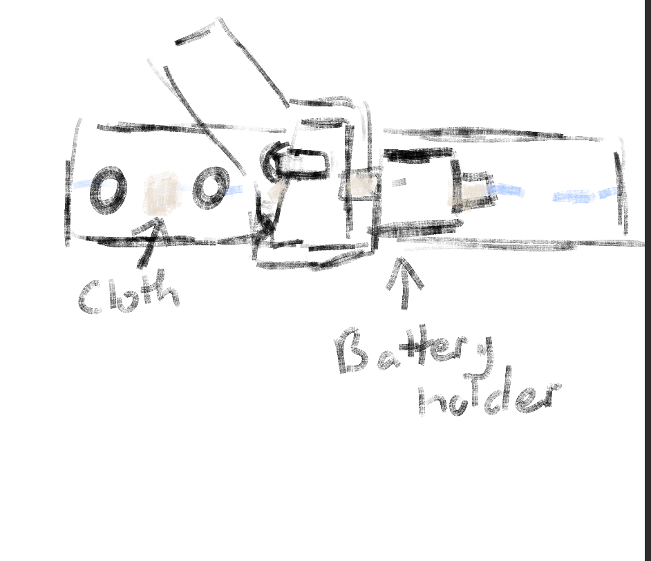 Sketch for wearable belt circuit